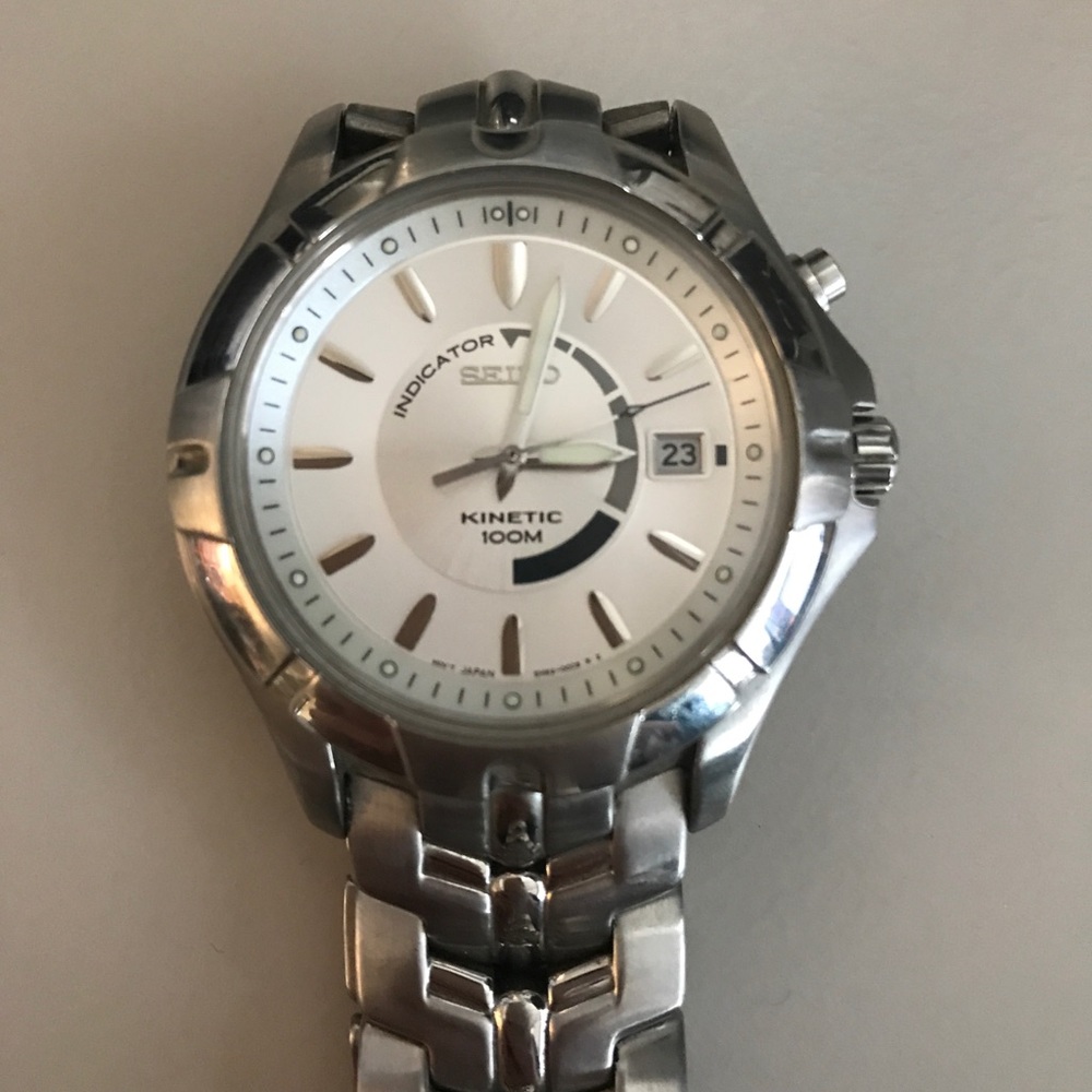 Seiko Kinetic 100M watch. Great condition!!!